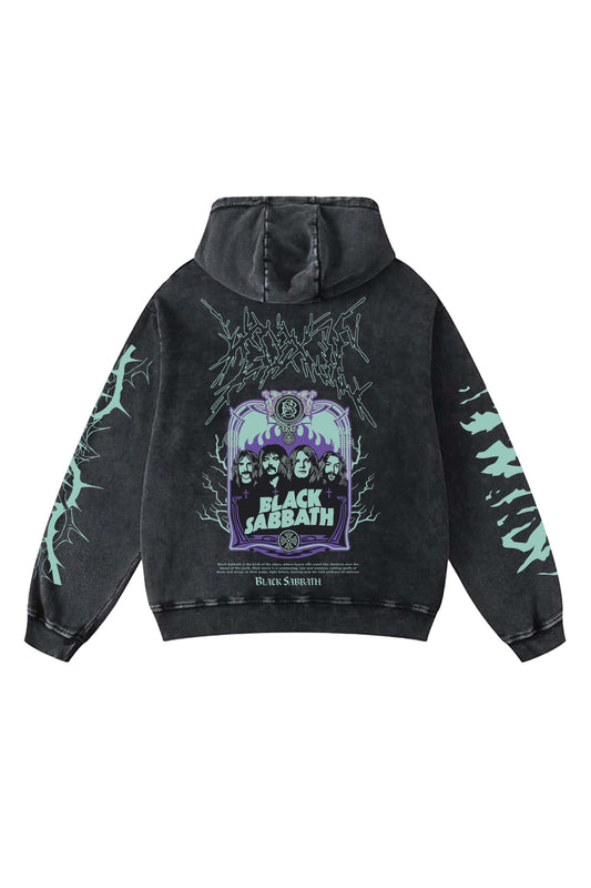 Black Sabbath Designed Oversized Hoodie