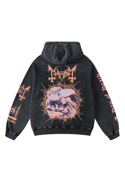 Mayhem Designed Oversized Hoodie