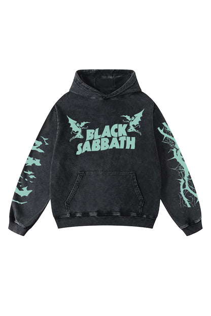 Black Sabbath Designed Oversized Hoodie