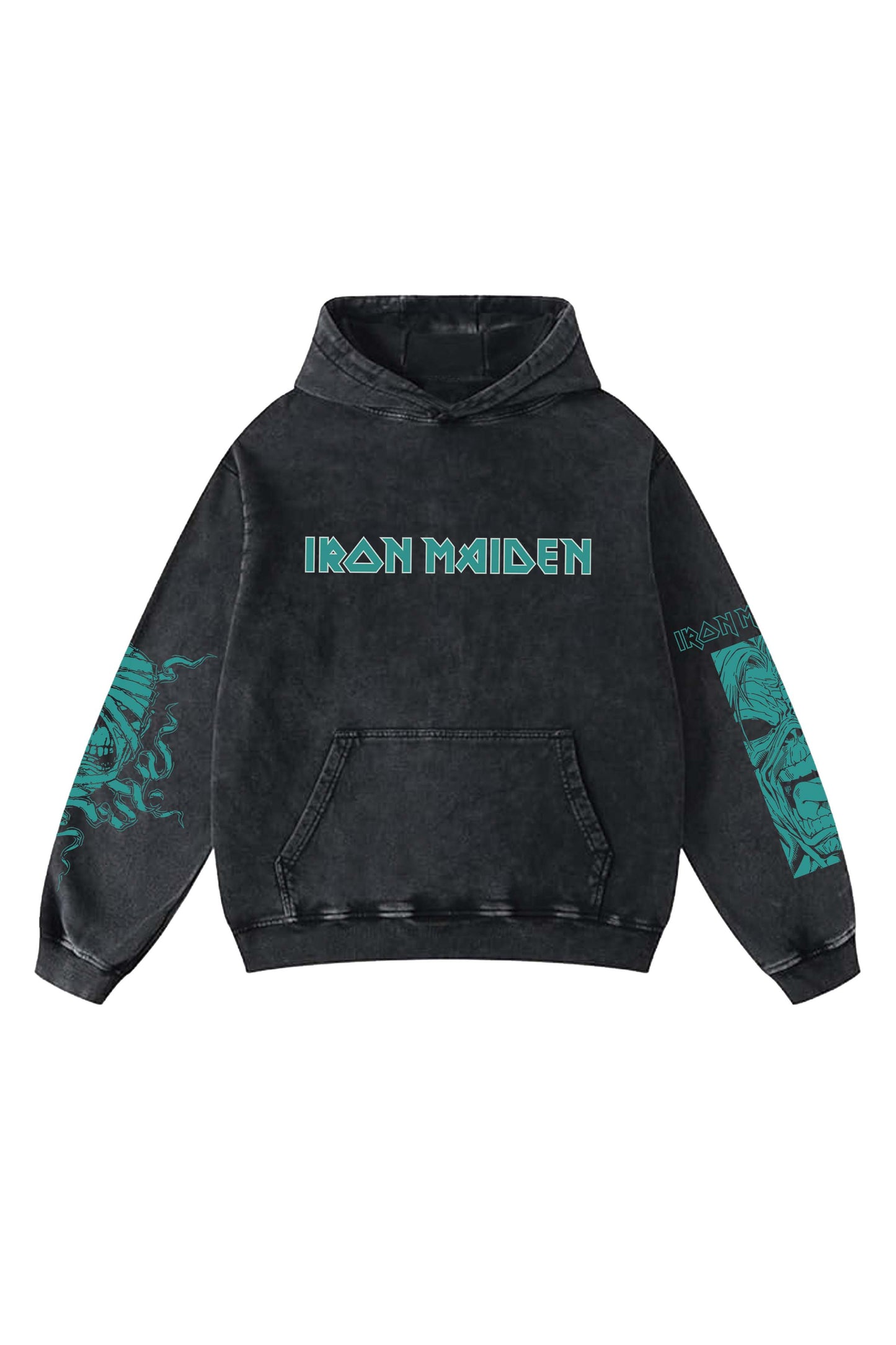 Iron Maiden Designed Oversized Hoodie